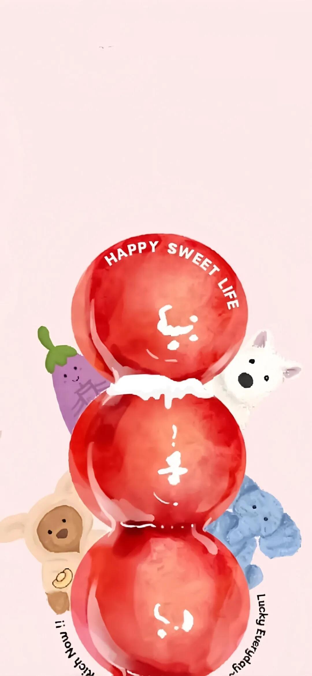每日壁纸  jellycat冰糖葫芦 