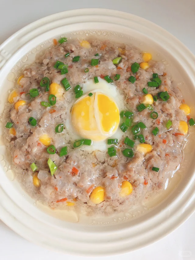 这是我蒸过最嫩的肉饼