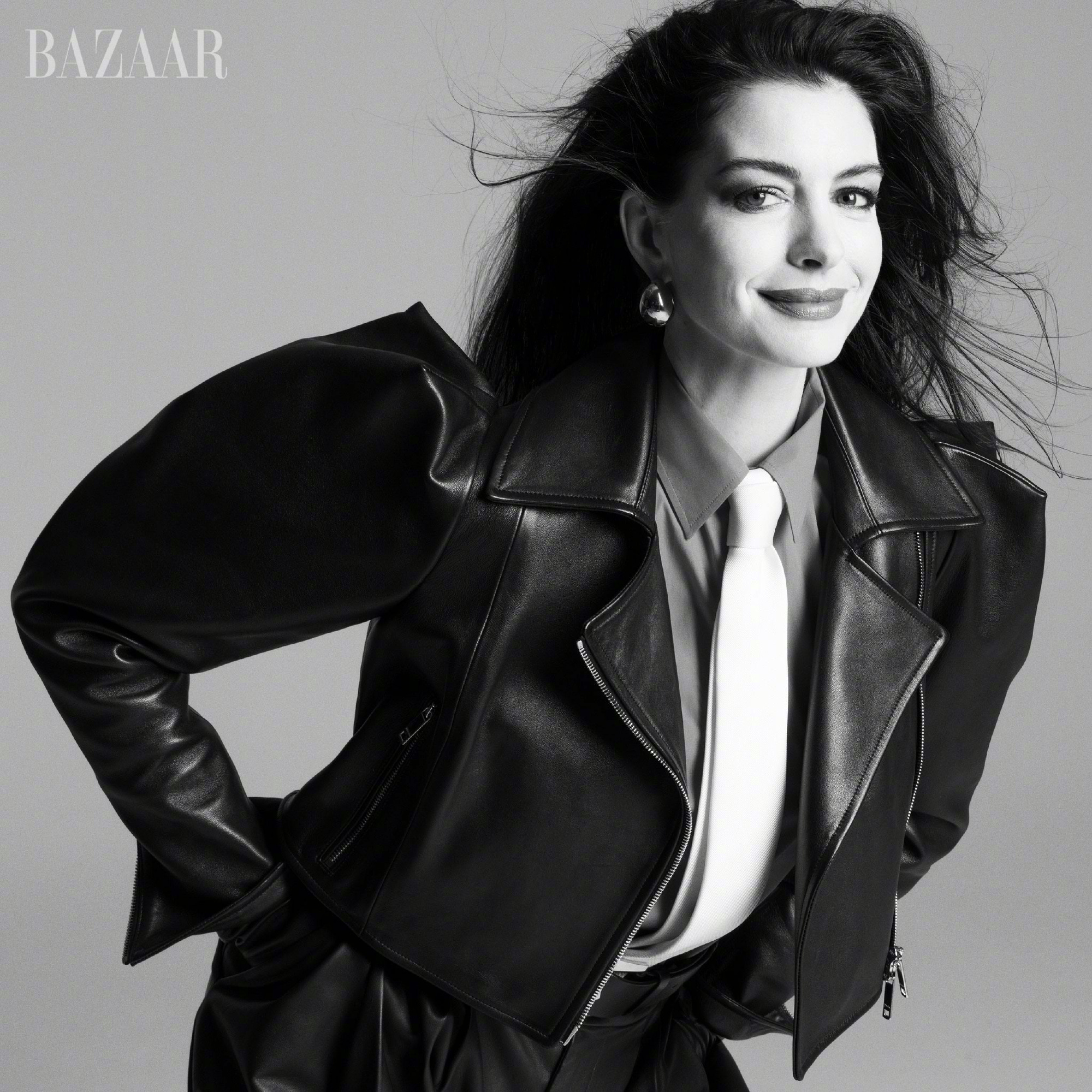 Anne Hathaway 安妮 Harper's BAZAAR 美版时尚芭莎四