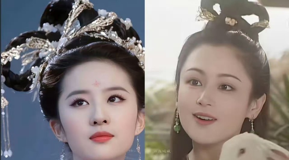 刘亦菲根本就不适合嫦娥造型！不是她不漂亮而是她太甜了！中秋晚会上的的嫦娥造型，衣