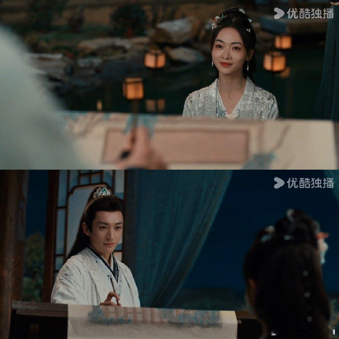#春花焰独one# 慕容璟和眉林，一对让人羡慕的神仙眷侣！从做戏到真情，他们的每