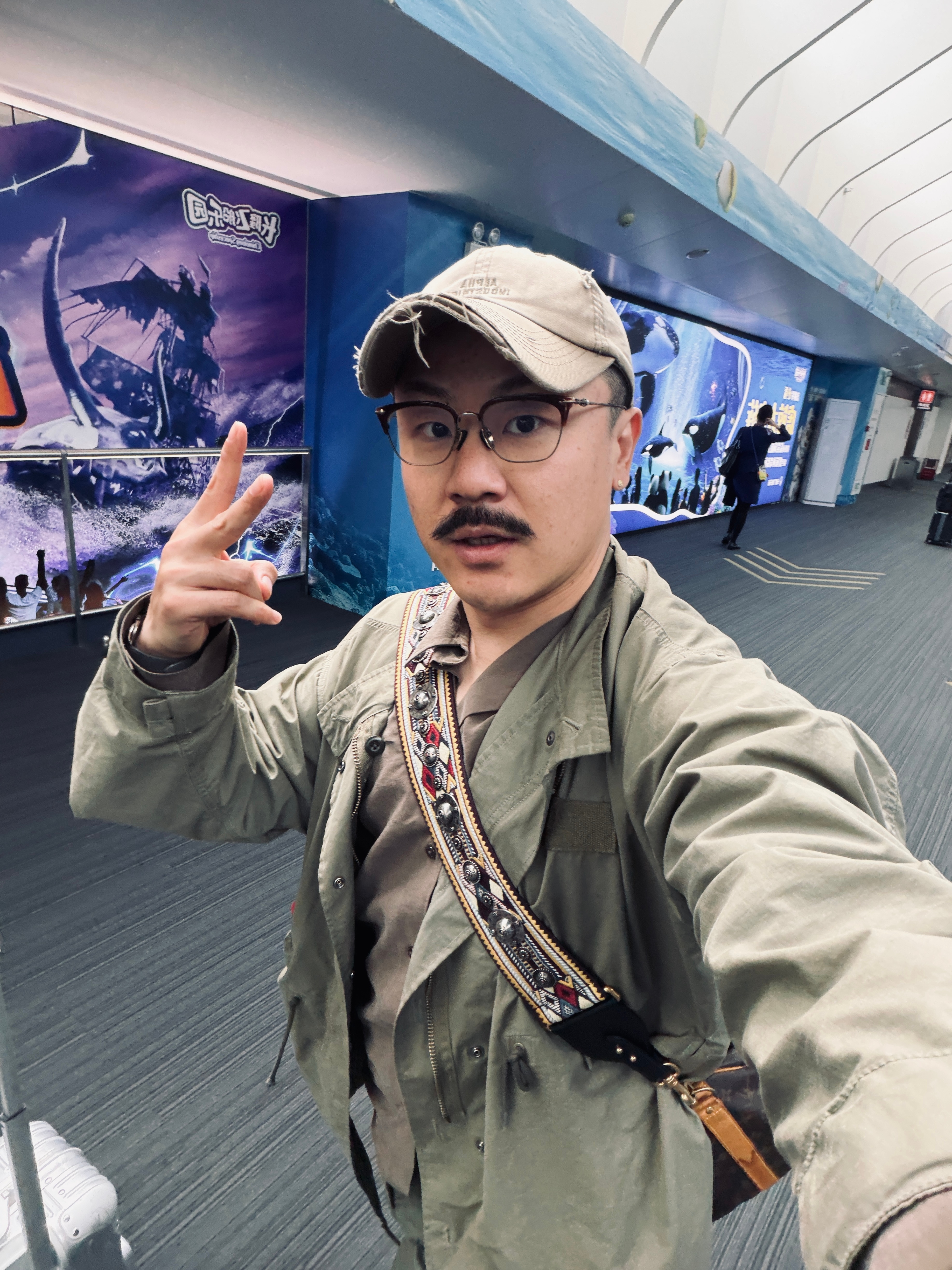 又落地啦，露个脸✌️梦想家ALI 珠海·珠海金湾机场