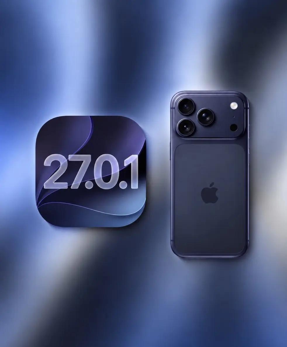 苹果已在测试 iOS 27.0.1。据报道，作为 iOS 27 发布后的小更新，