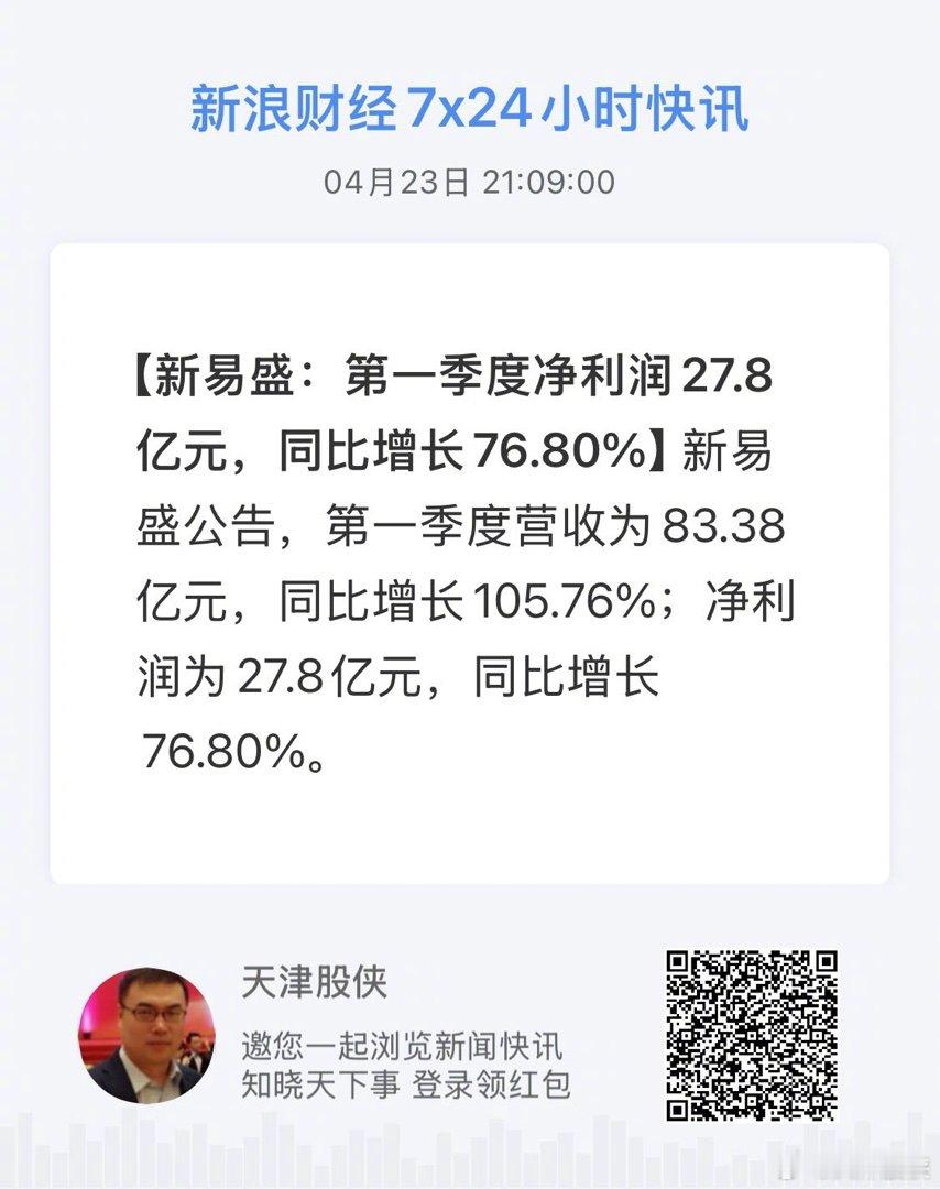 获取全球市场7x24实时滚动播报 网页链接  这个行，有光的只要增长都是利好 