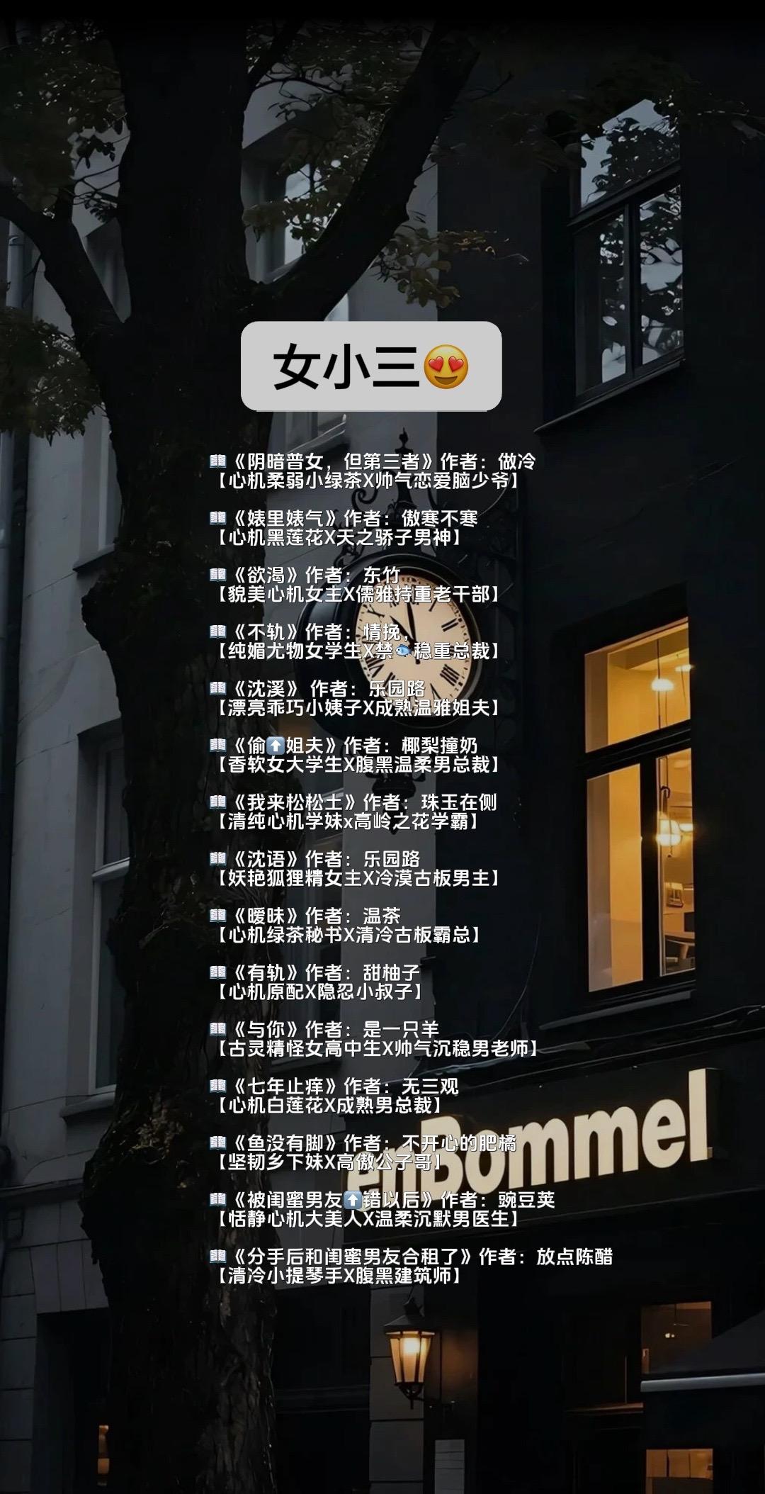 推文超好看小说 言情小说 完结文