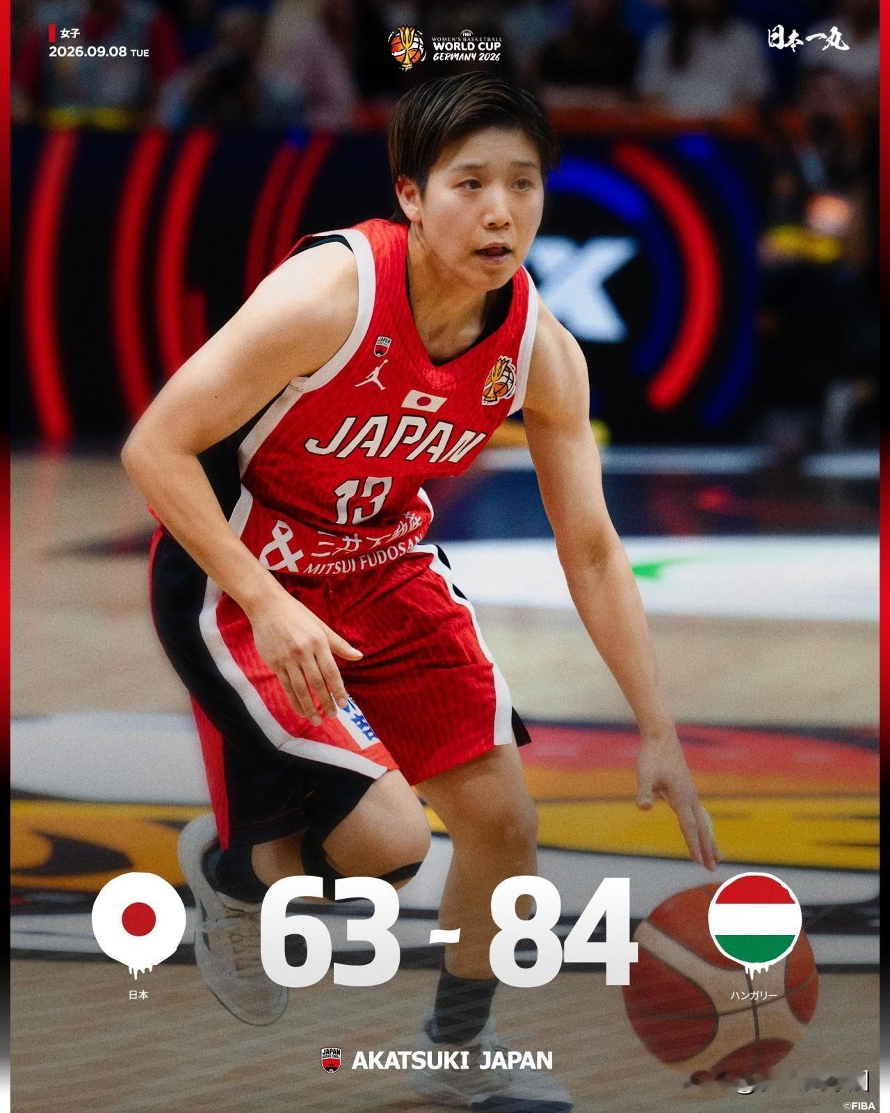 别再吹日本了，已经47年无缘世界杯8强！

比起中国队的两连胜，日本女篮三连败直
