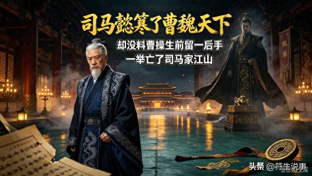 司马懿篡了曹魏天下 却没料曹操生前留一后手 一举亡了司马家江山