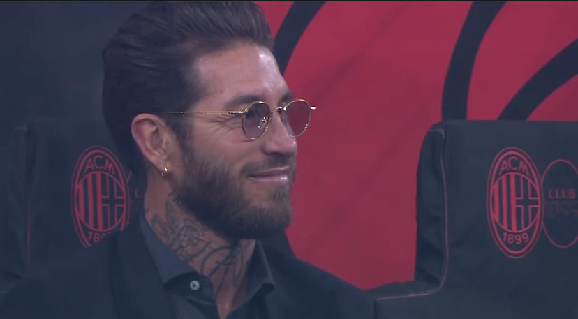 米兰德比 塞尔吉奥·拉莫斯🇪🇸也来看比赛了。😎sempremilan