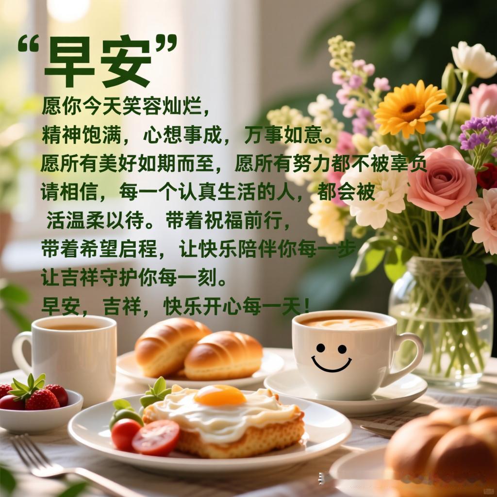 清晨的第一缕阳光，悄悄洒进窗前，也把新的一天温柔地唤醒。早安！愿你今天一睁眼，就