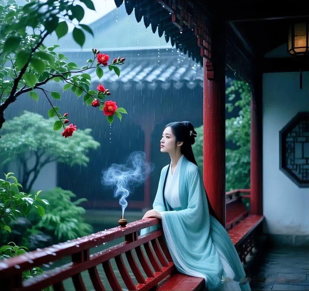 下联：空庭夏至有轻寒
上联：有请雅士[玫瑰][玫瑰][玫瑰]
