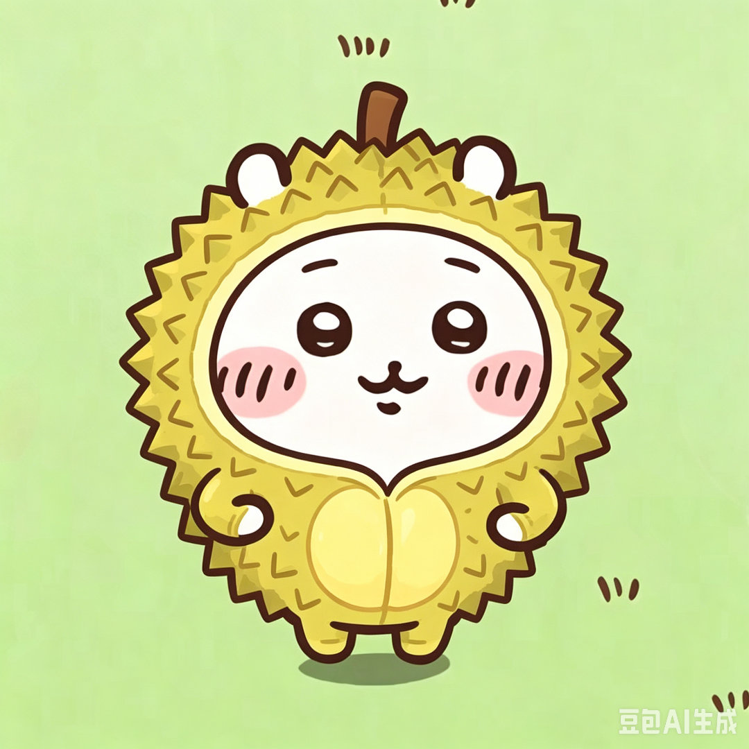 chiikawa 哈哈！好吃的水果吉伊来啦！每一只都很饱满喔！[豆包AI生成]吉