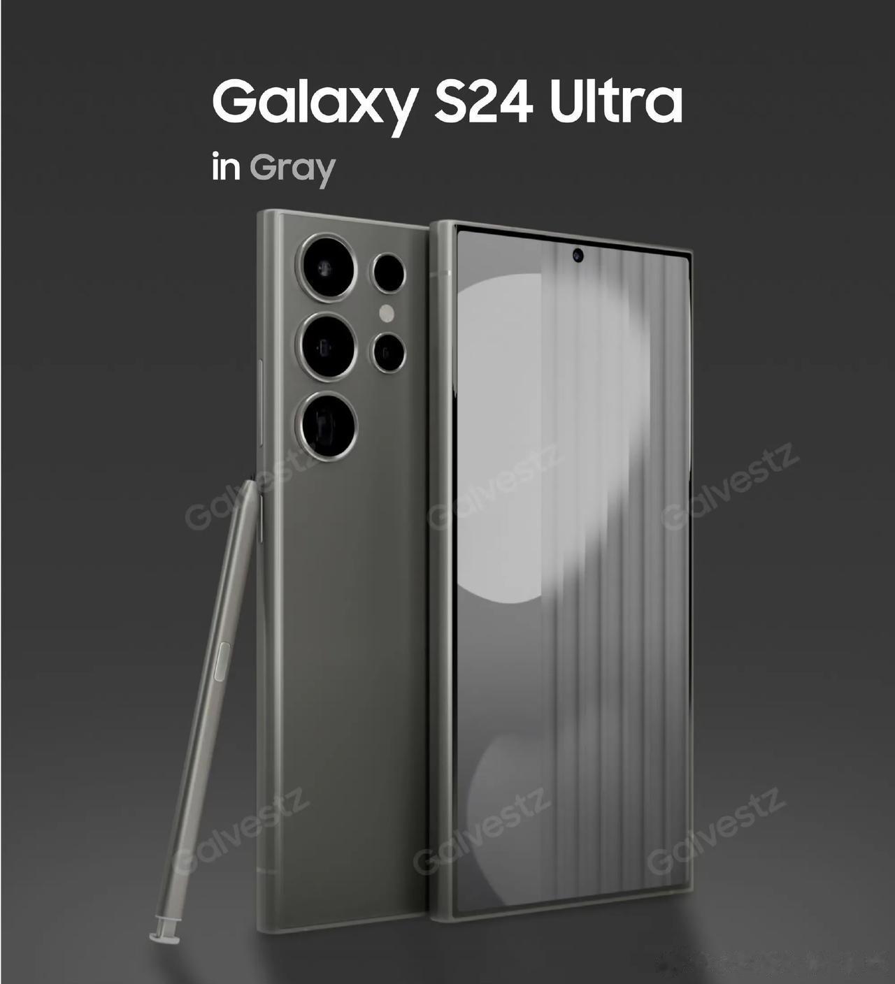 三星S24 Ultra真机曝光，与此前曝光的三星S24 Ultra渲染图差不多，