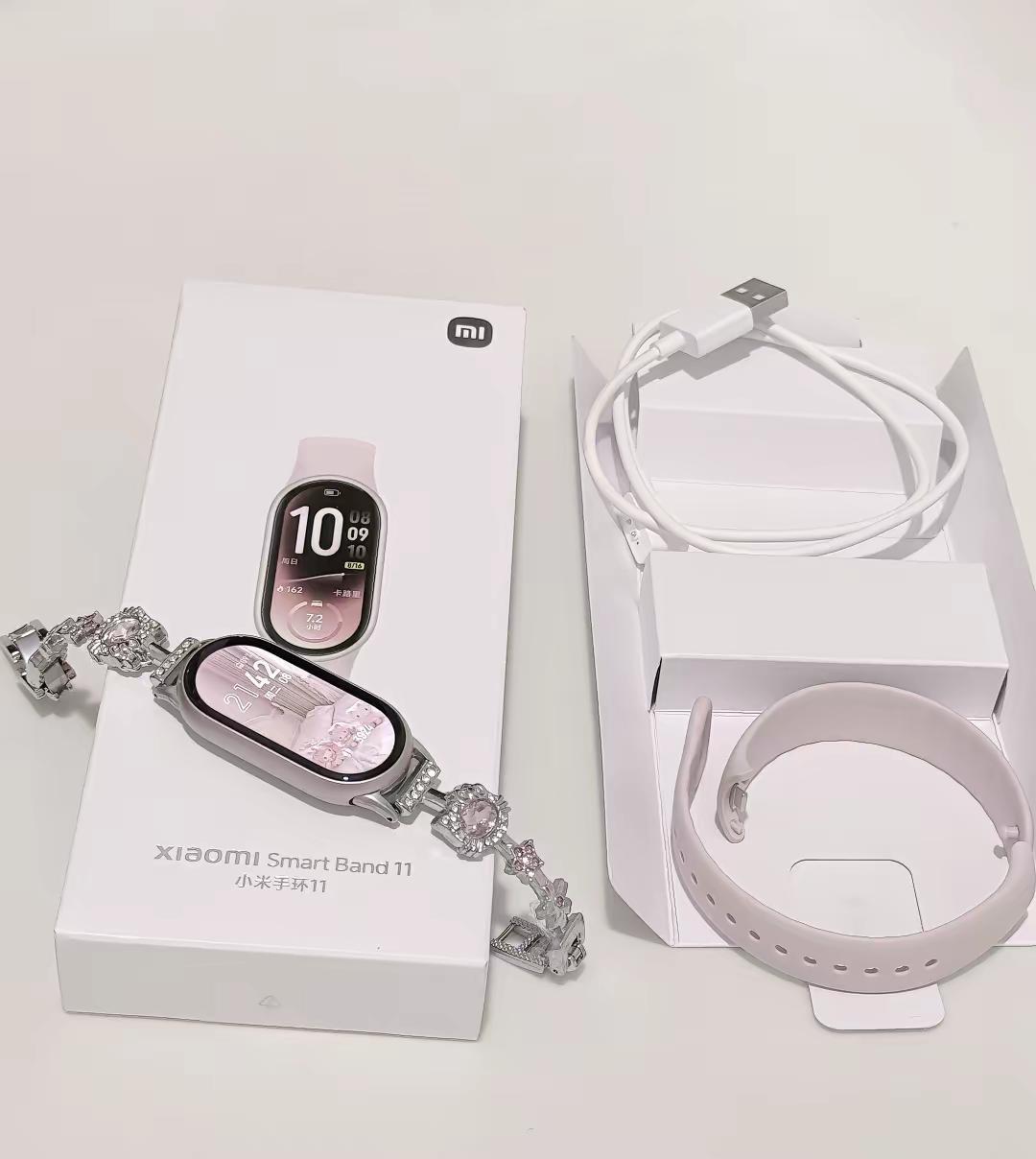 于人于物 我想要的 我都愿意再等等。小米手环粉金