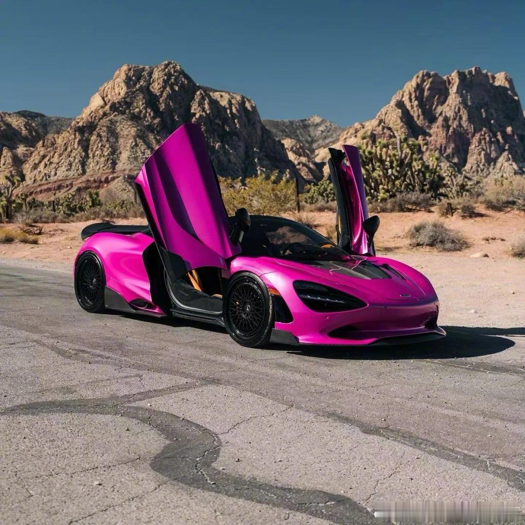 Mclaren 750S，玫红色的迈凯伦又是另一种感觉 