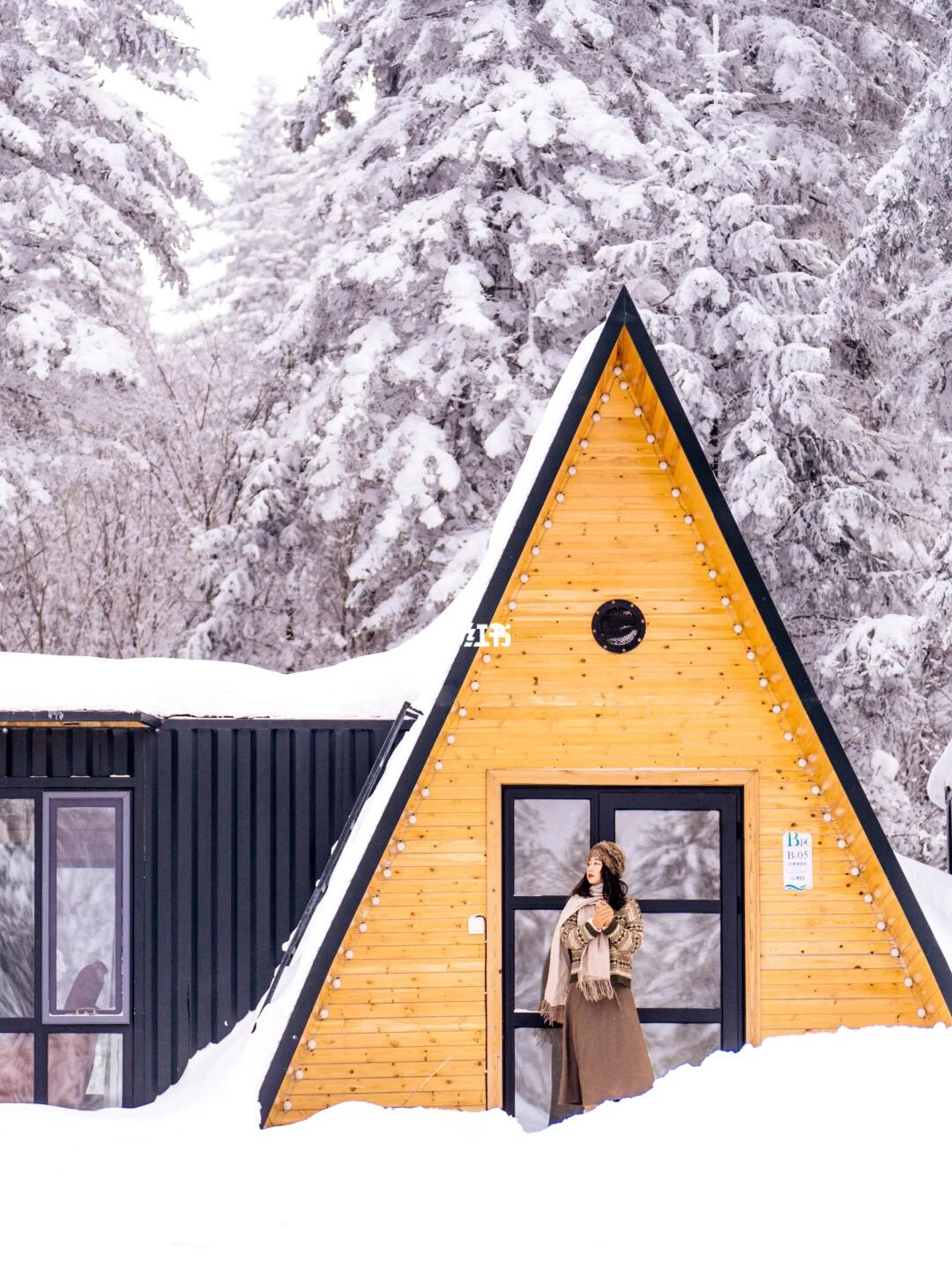 长白山❄️带娃住进梦想中的林海雪原木屋