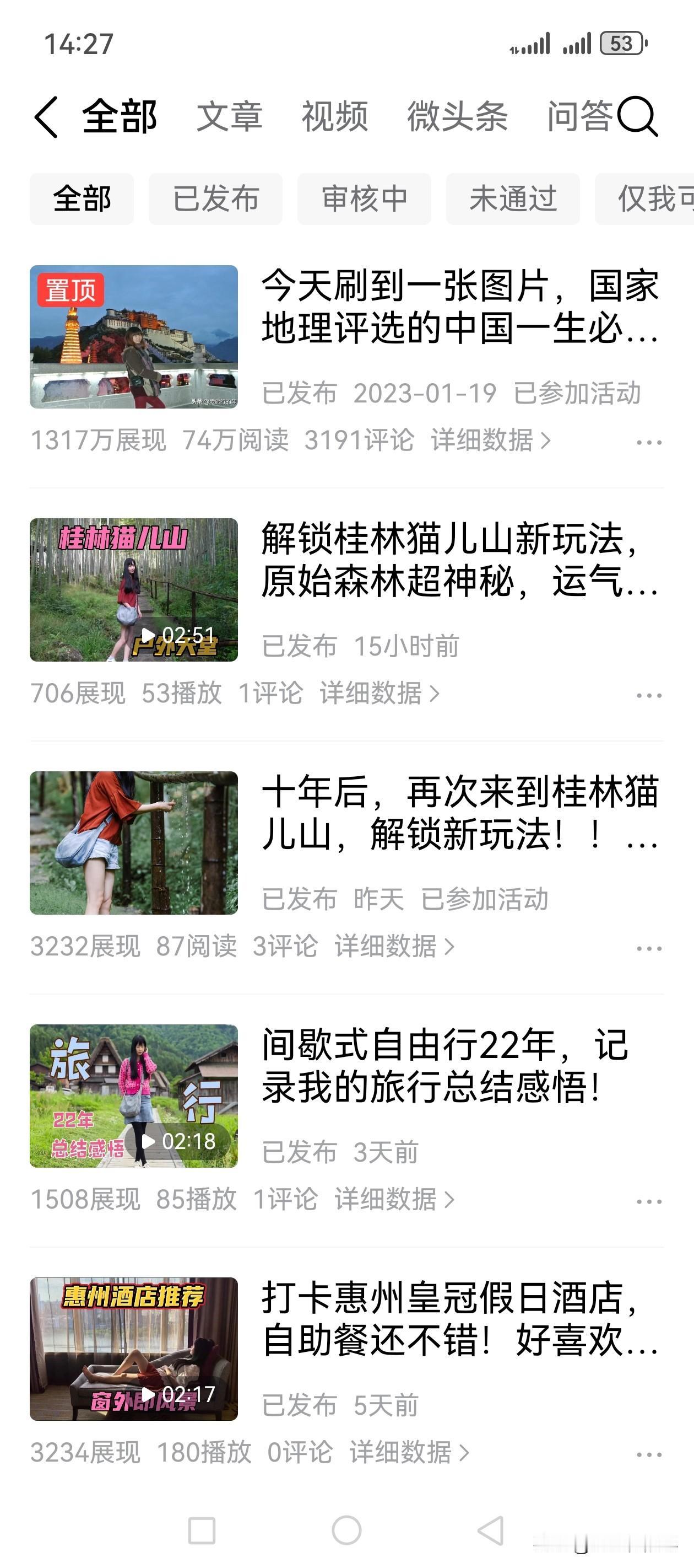 看看这推荐量，还有必要坚持吗？？不管发什么内容，就是这要死不活的推荐量～明明内容