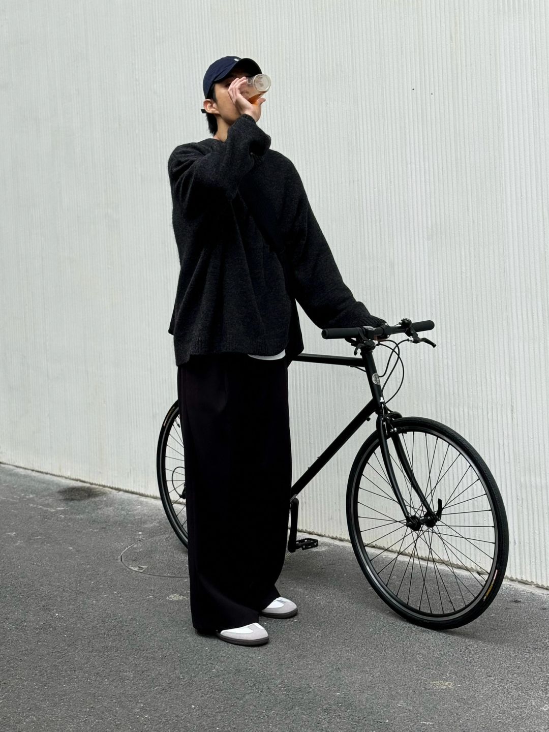 男生秋冬极简穿搭方式 All black⚫️⚫️