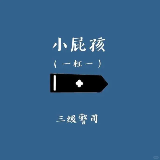 警校生入门必懂常识，关于我国五等十三级的
