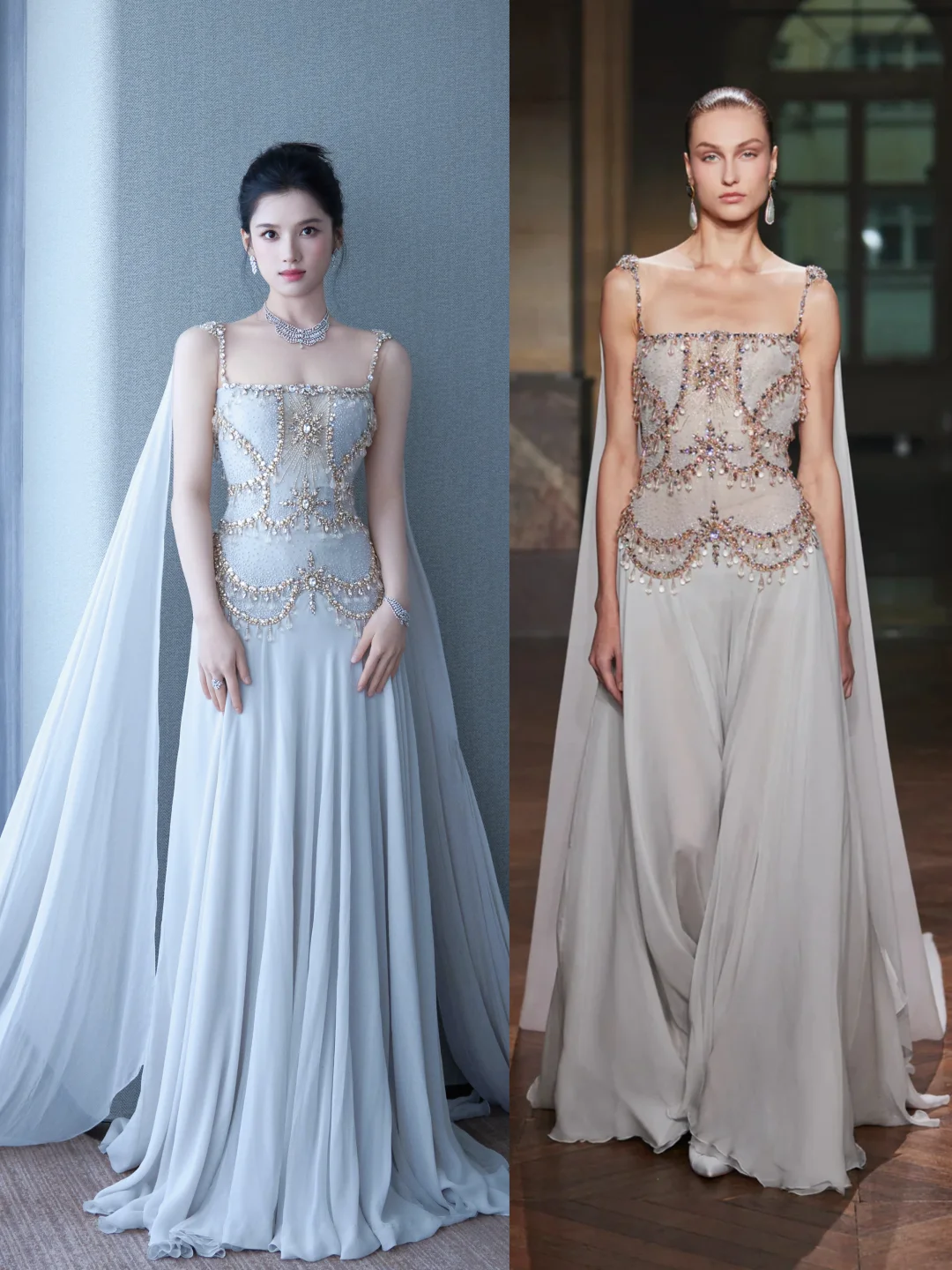 张婧仪白玉兰演绎Georges Hobeika25高定