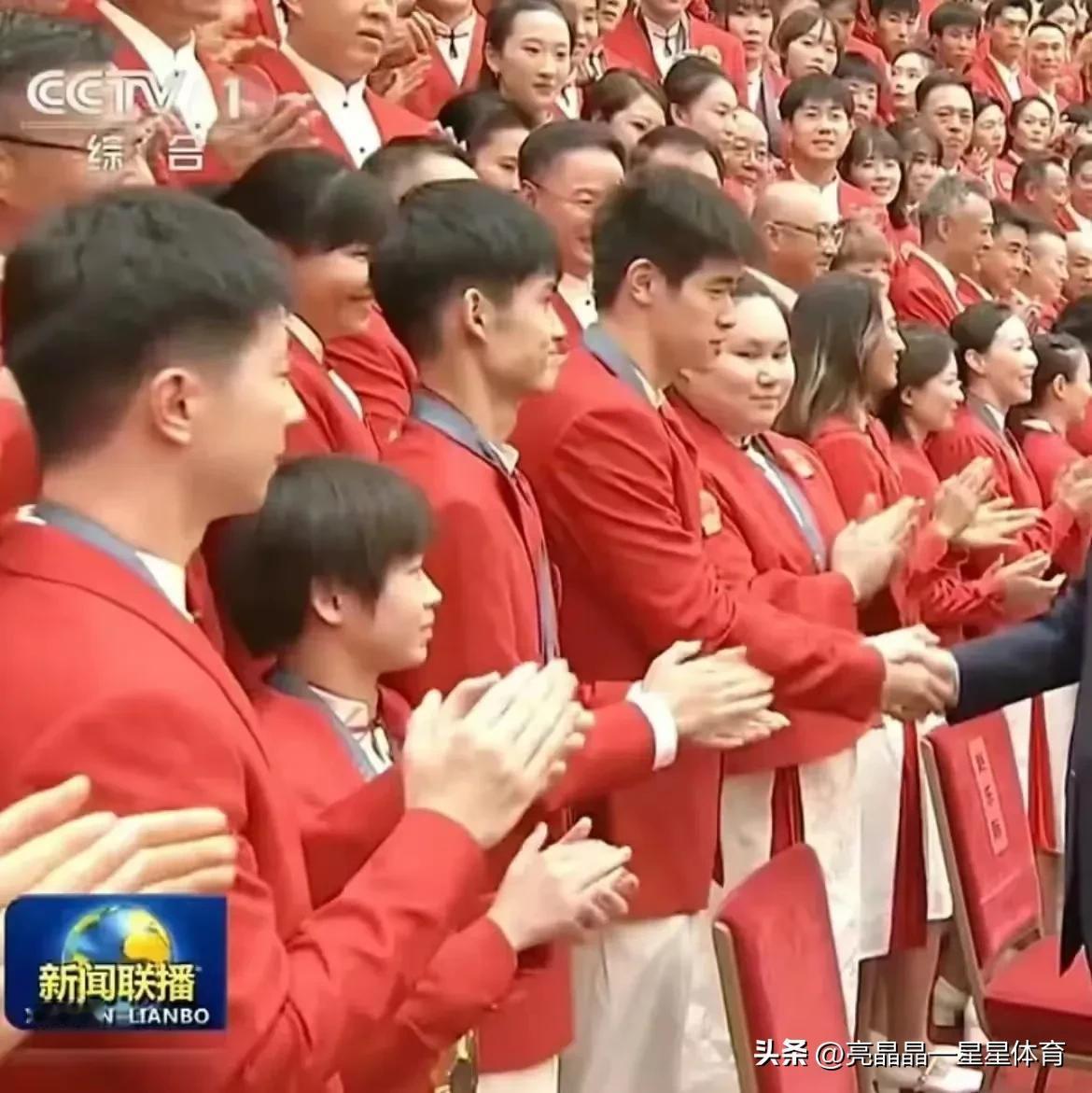 奥运表彰大会！这6位运动员/站在C位[玫瑰]

1，潘展乐（中国游泳首金+巴奥双