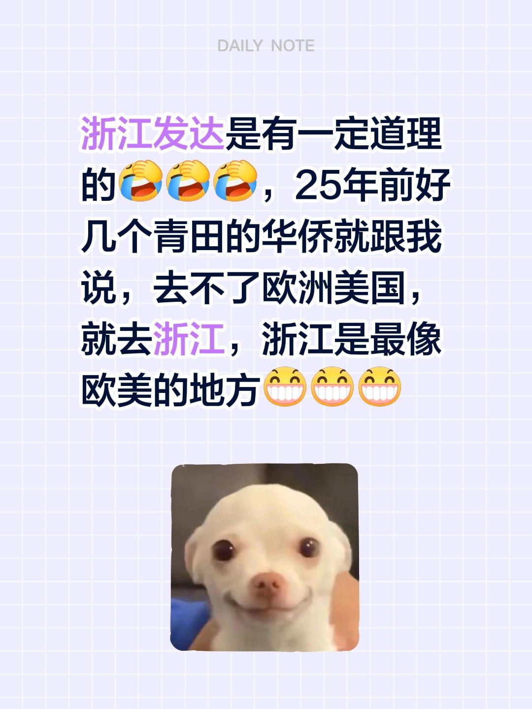 浙江能这么发达真的是有原因的。25年前，好几个青田的华侨就跟我说过：要是去不了欧