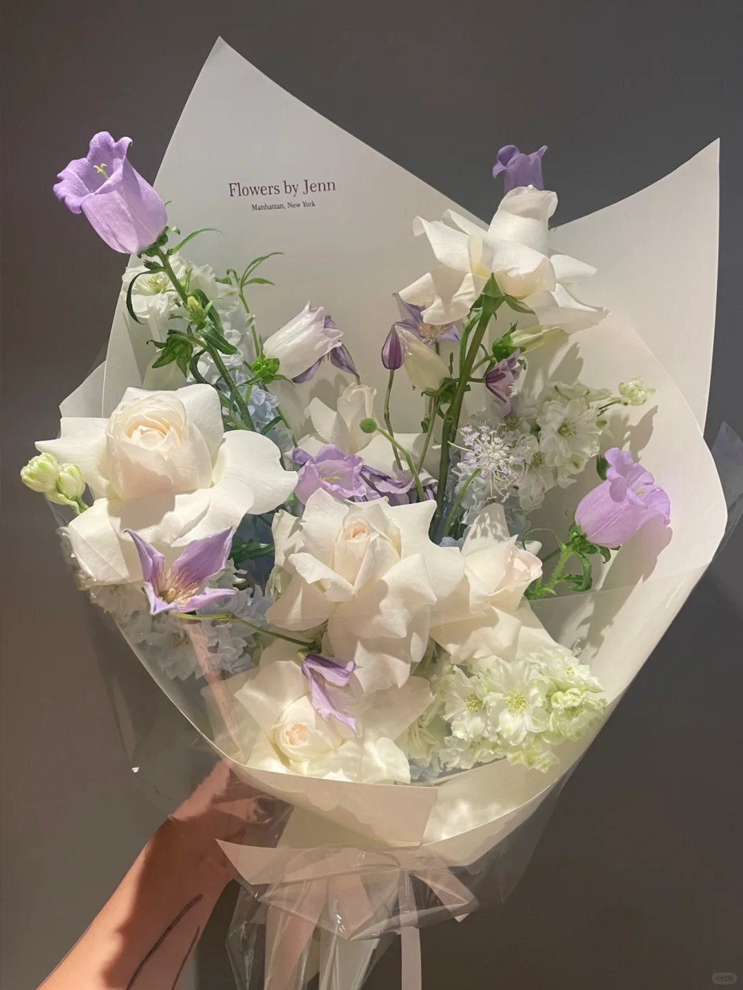 温柔色系混搭花束💜🤍｜Flowers by Jenn