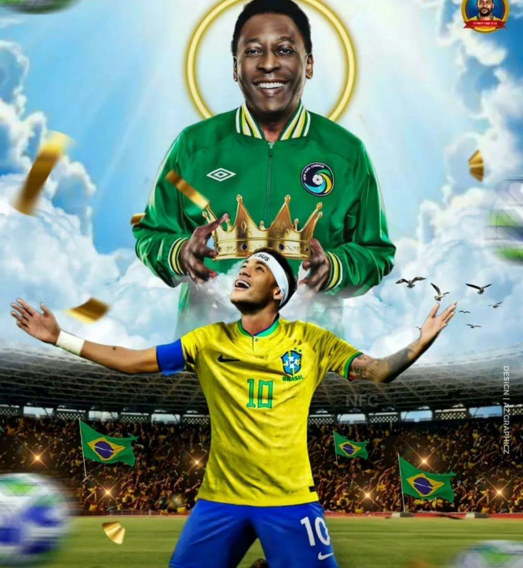 neymar[超话] 历史上的今天：内马尔超越球王贝利成为巴西国家队历史最佳射手