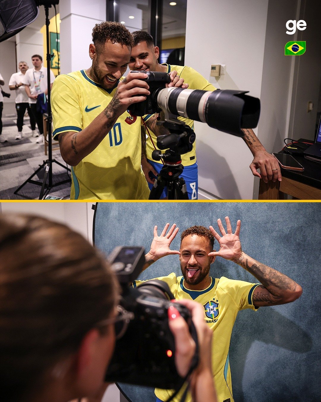 neymar 定妆照花絮内马尔巴西队