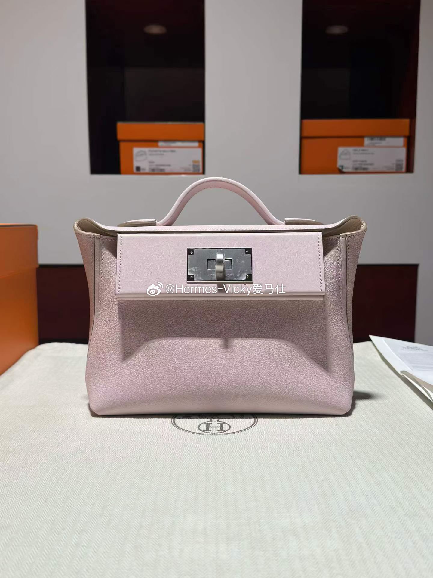 Mini 2424 Evercolor拼Swift 09梦幻紫粉内拼I2奶油白 