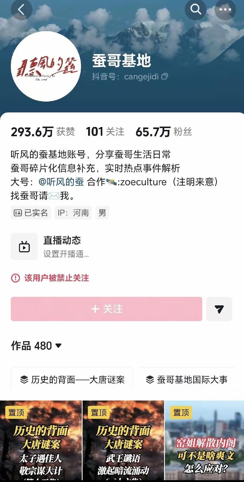 被禁止关注是什么惩罚？