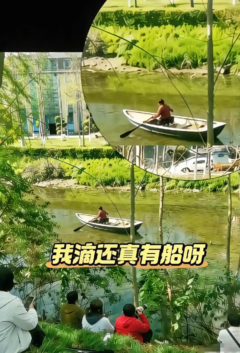 快被这届球迷笑疯了，
国乒训练基地新加入“船新社”。
树上挂的，草里趴的，水里漂