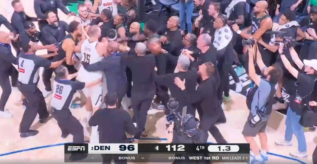 美记：我怀疑 NBA 官方会不会因此禁赛球员，但鲁迪·戈贝尔和博恩斯·海兰德确实