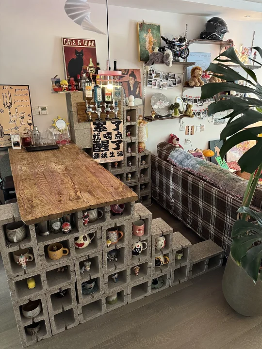 我看有人也用起了这砖头改造出租屋/•᷅‎‎