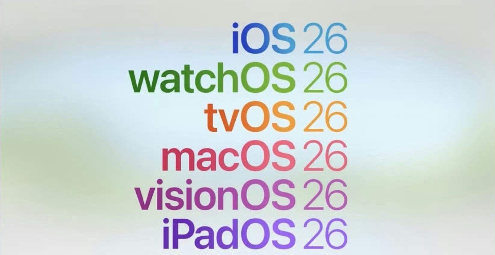 iOS26，苹果系统统一改用年份命名了采用全新的设计语言「Liquid Glas