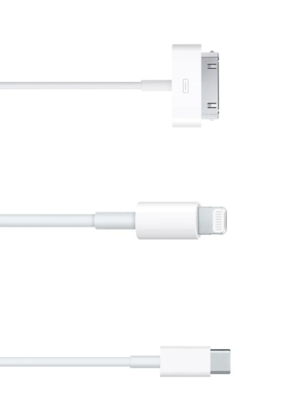 iPhone手机的三种充电插口，你用过哪几种？ ​​​