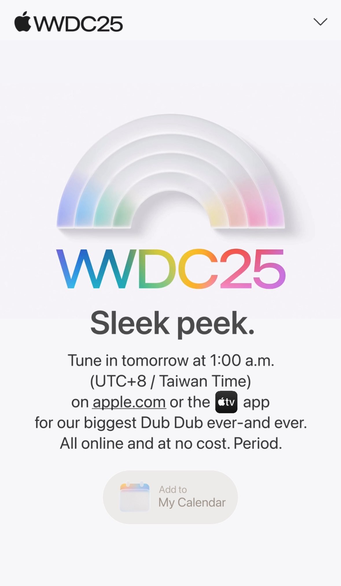 🌙 WWDC25有哪些看点苹果 WWDC25 今晚开幕！凌晨 1 点熬夜党 v