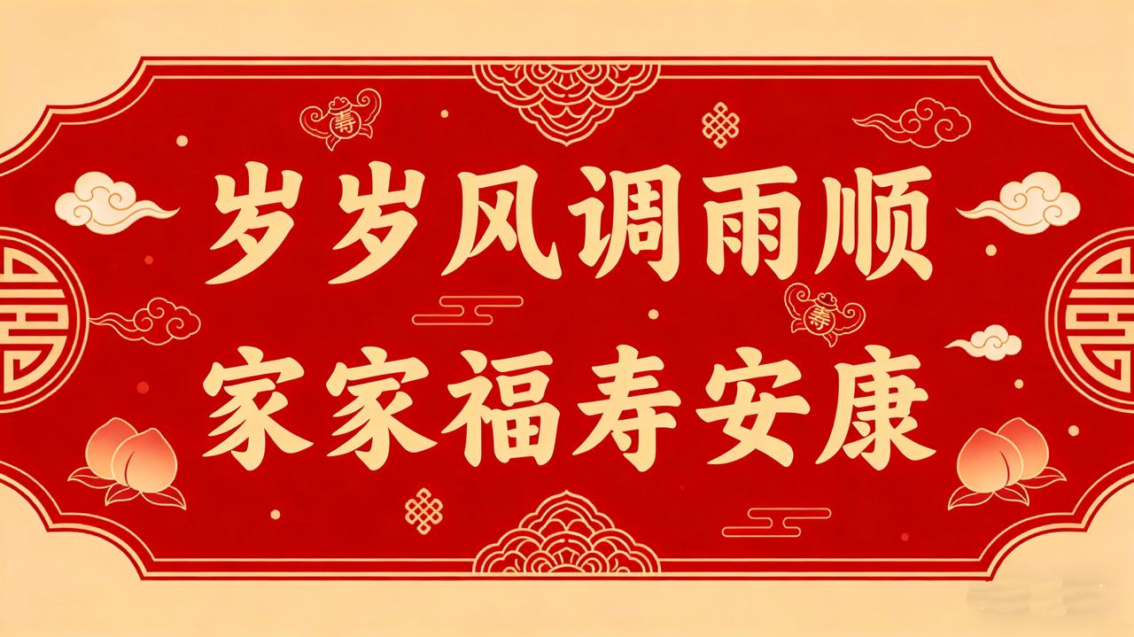岁岁风调雨顺，请赐下联