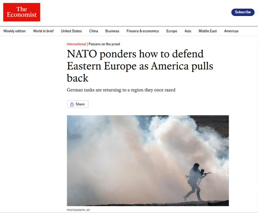 欧洲北约成员国目前的国防总支出已经超过除美国之外世界上任何一个国家的军费预算。尽