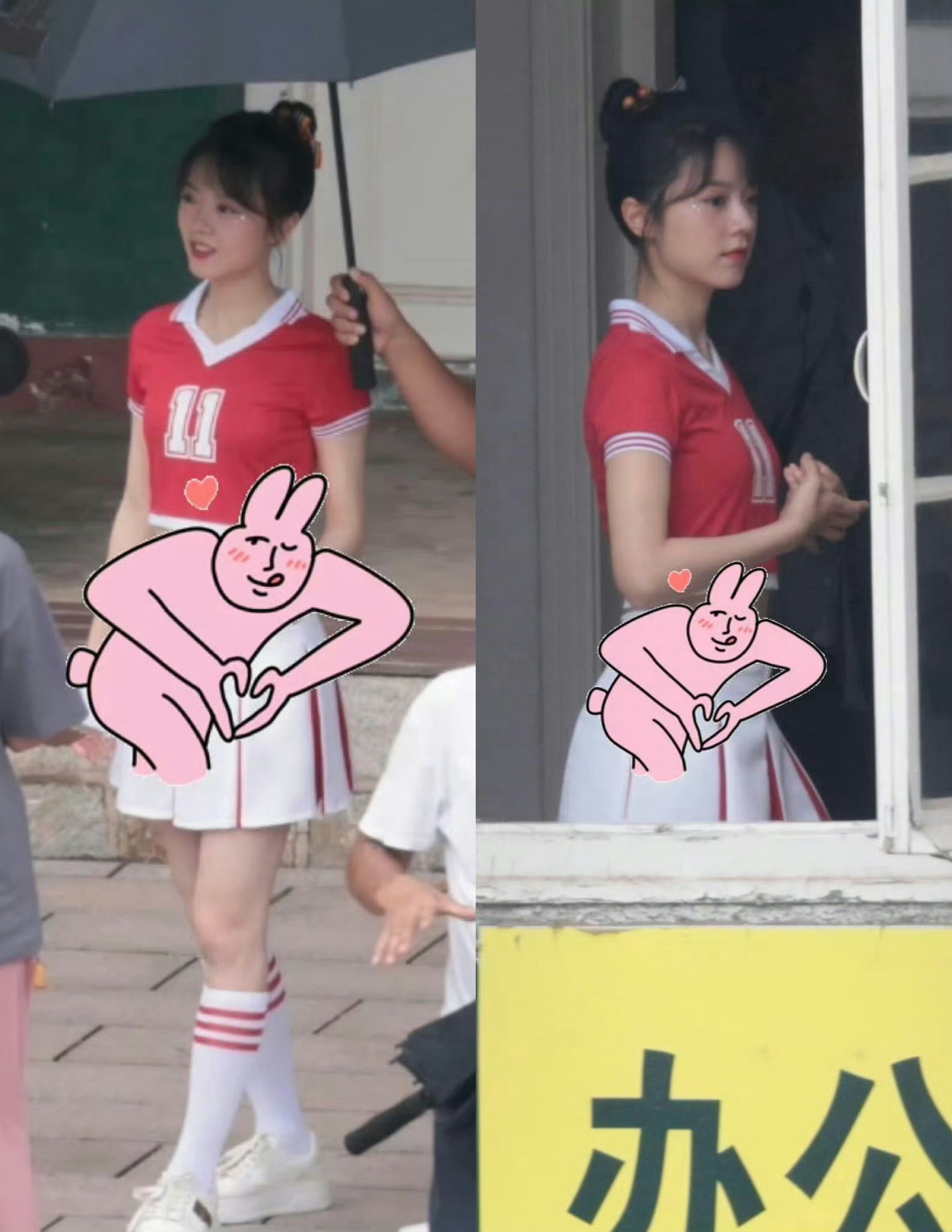 赵今麦新剧妆造，永远是土土的[黑线] ​​​