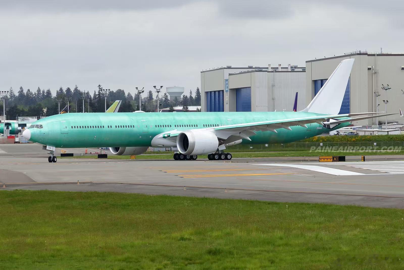 汉莎航空首架波音777-9客机首飞当地时间5月7日下午，汉莎航空（Lufthan