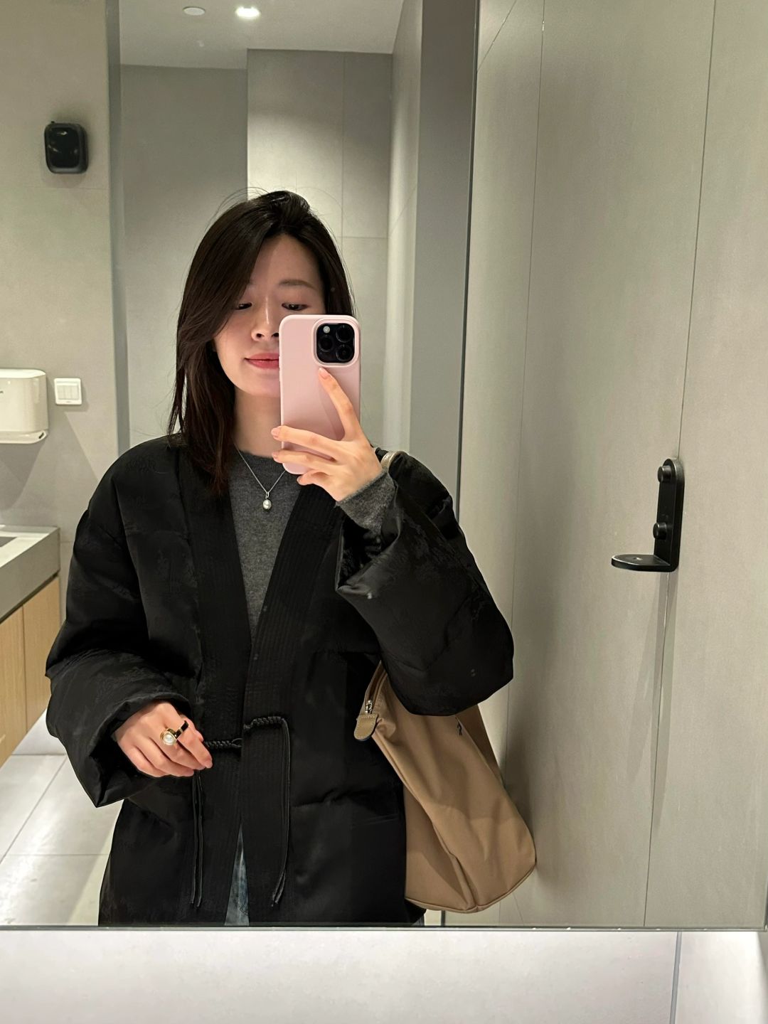 好显气质的一件新中式羽绒服～