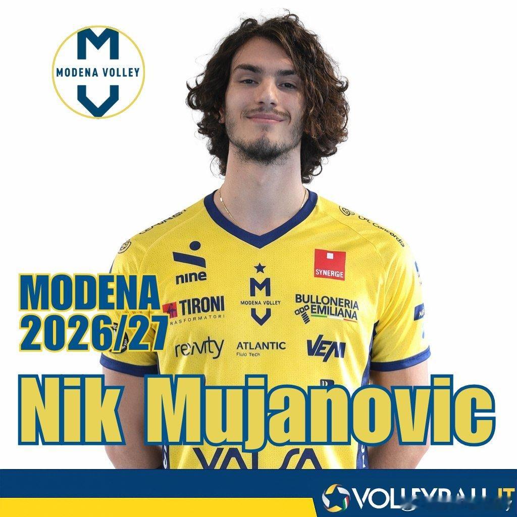 斯洛文尼亚接应新星穆亚诺维奇新赛季将加盟意超摩德纳。男排 国际排坛动态