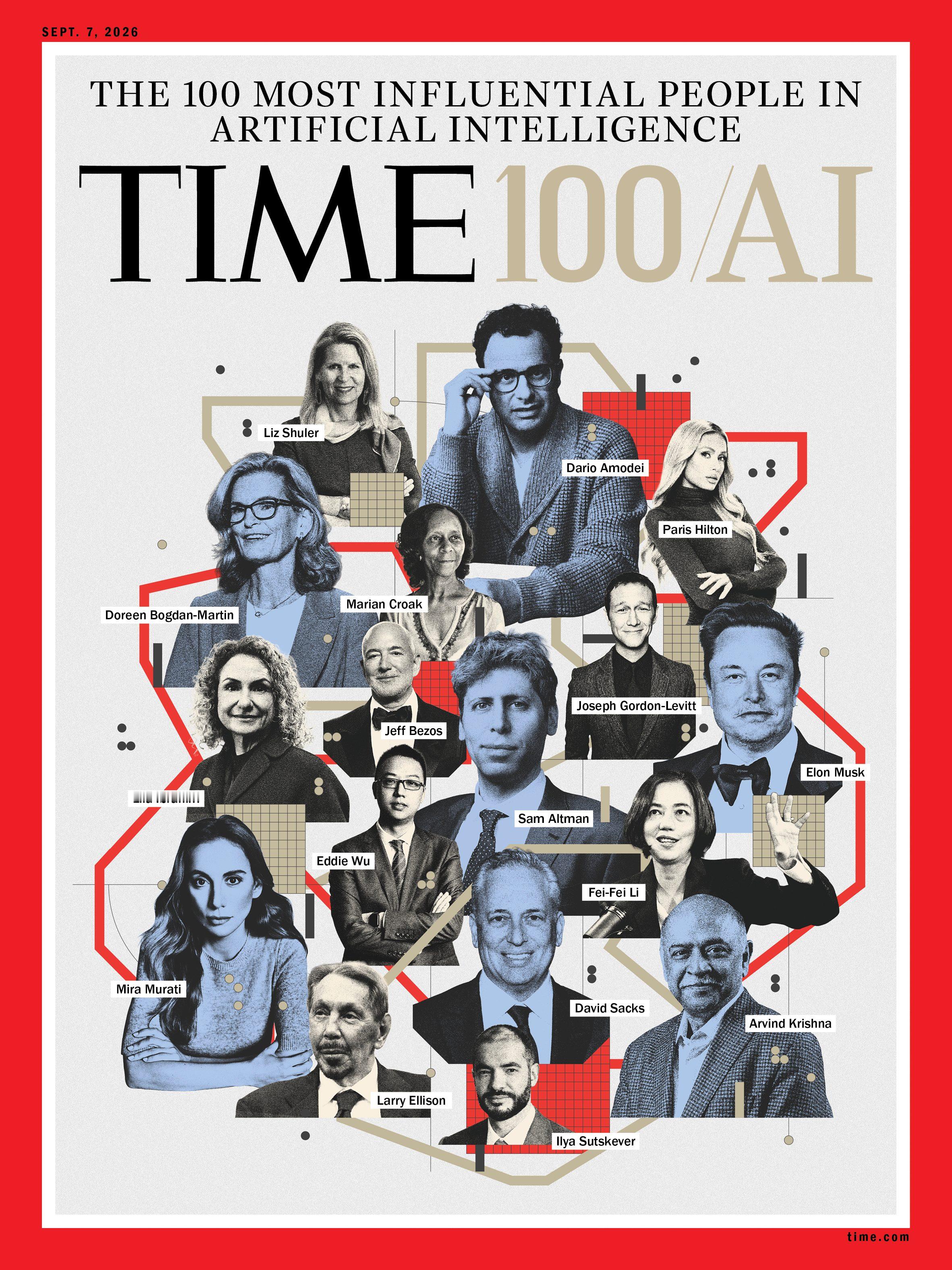 看一下时代今年的「TIME100 AI 2026」有哪些中国人Leaders 榜