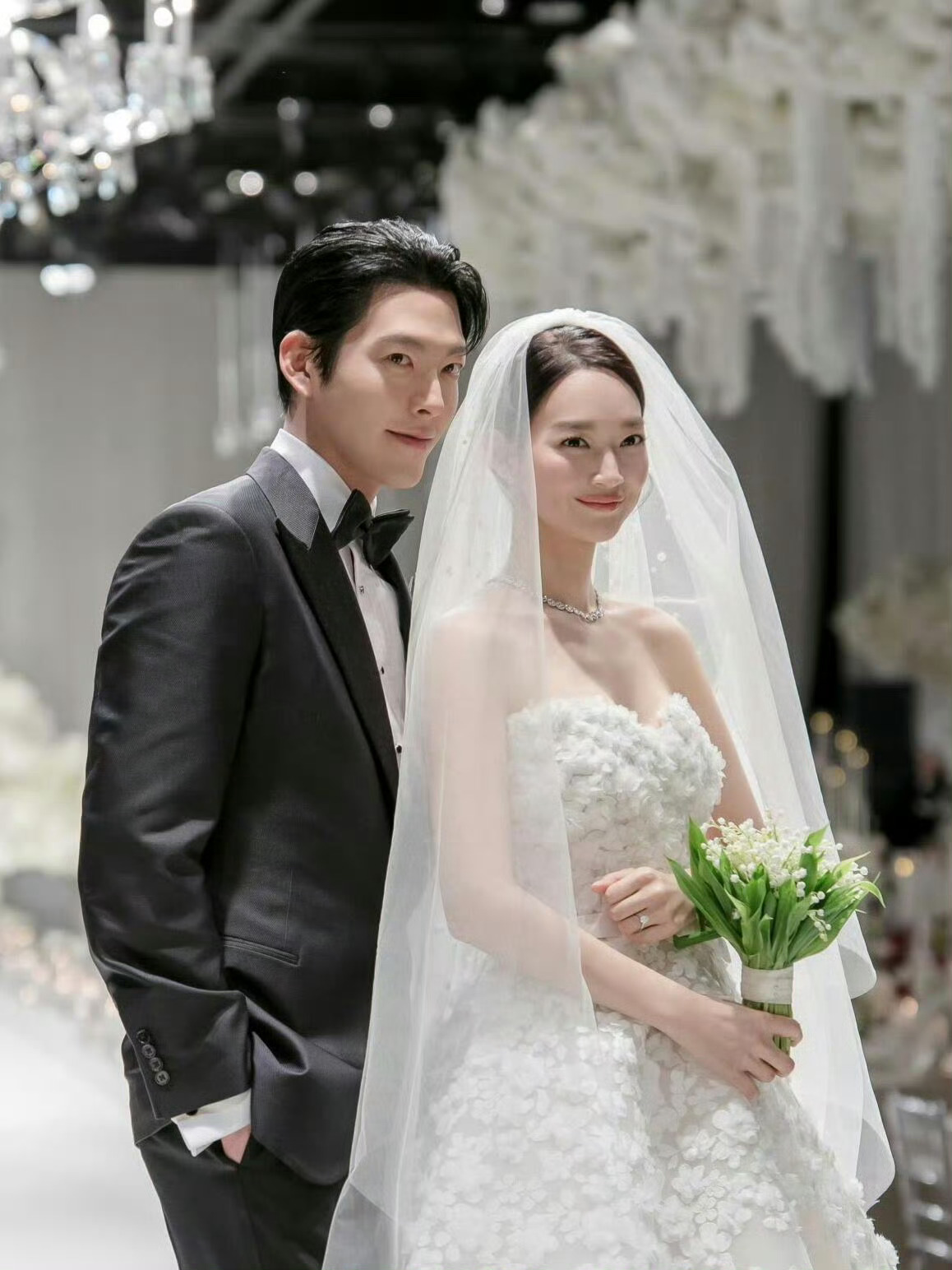 申敏儿和金宇彬公开婚礼现场照片 