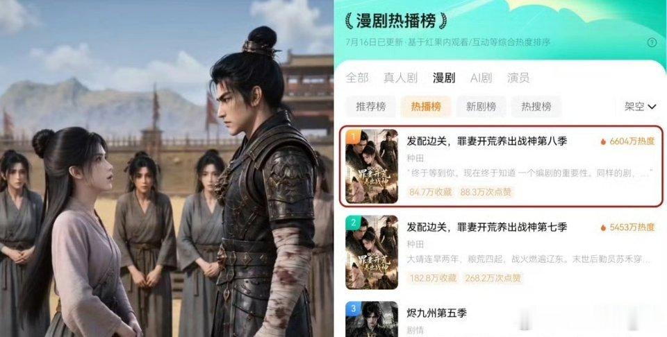95后夫妻手搓500集AI漫剧爆火现在ai剧真是太火了，每次刷视频刷到就停不下来