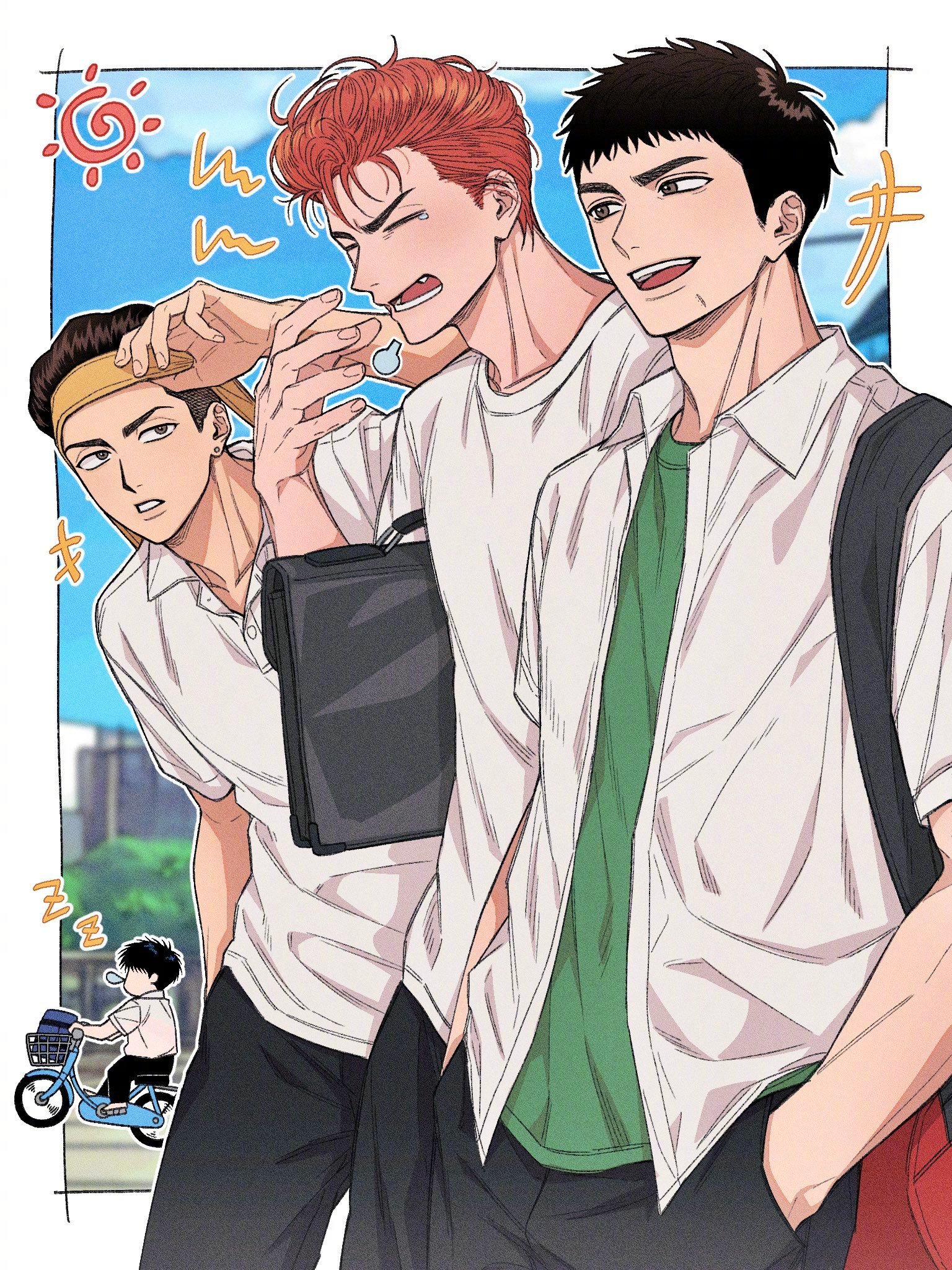 「灌篮高手」樱木、三井、宫城三人组！X.michelin7star  #灌篮高手