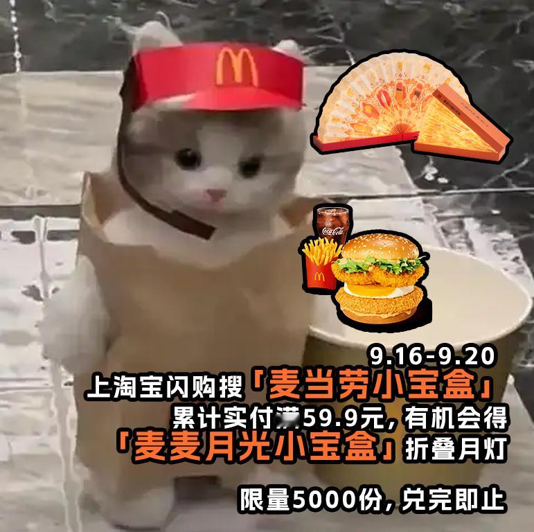 月圆吃月堡得麦麦月光小宝盒 麦当劳月堡+麦麦月光小宝盒，中秋这样过就对了！咸蛋黄