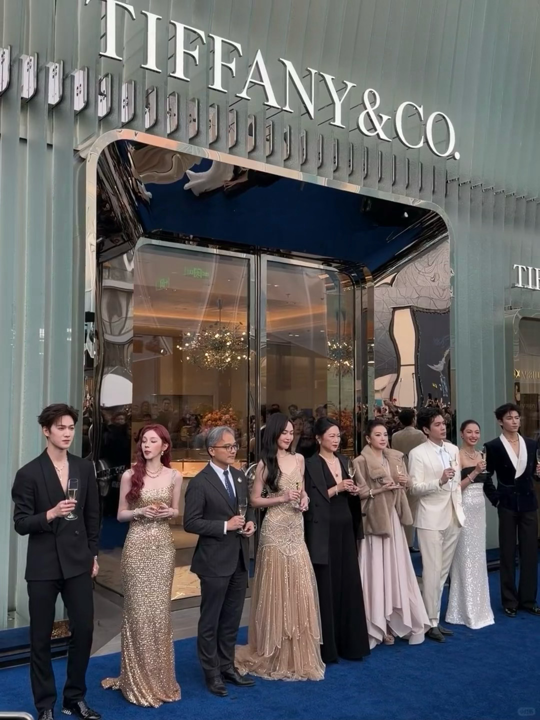 Tiffany剪彩生图Tiffany剪彩生图Tiffany三里屯开幕