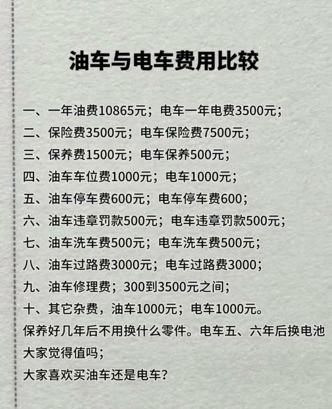 油车，电车哪个好？大家买车怎么选？你会买电车吗？ 谈谈电车与油车 吐槽油车和电车