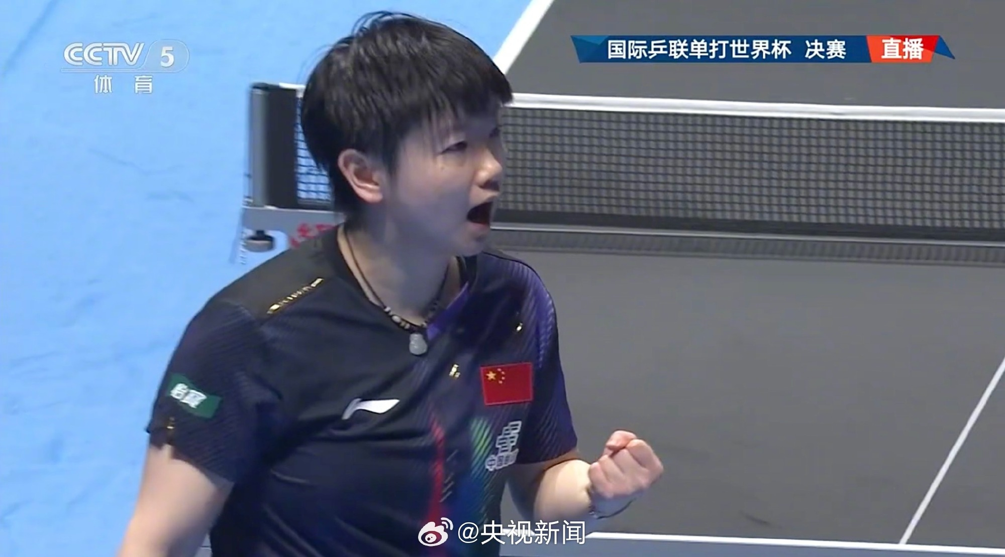 【#莎头分别夺冠#】4月5日，在2026年国际乒联单打世界杯决赛中，战胜队友，实